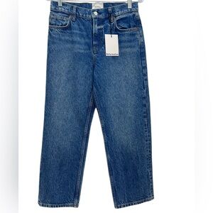 Reformation women Classic Blue Straight Jeans